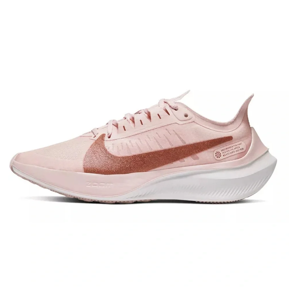 Women Nike Zoom Gravity Running Shoes Echo Pink/MTLC RED BRONZE Sz 6 CT1192 600 - Picture 2 of 6